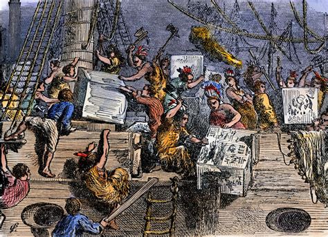  Boston Tea Party: En kolonial uppror mot brittisk skattepolitik och symbol för amerikansk självständighet